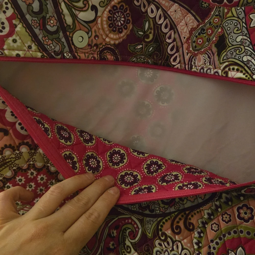Paisley Print Garment Bag
